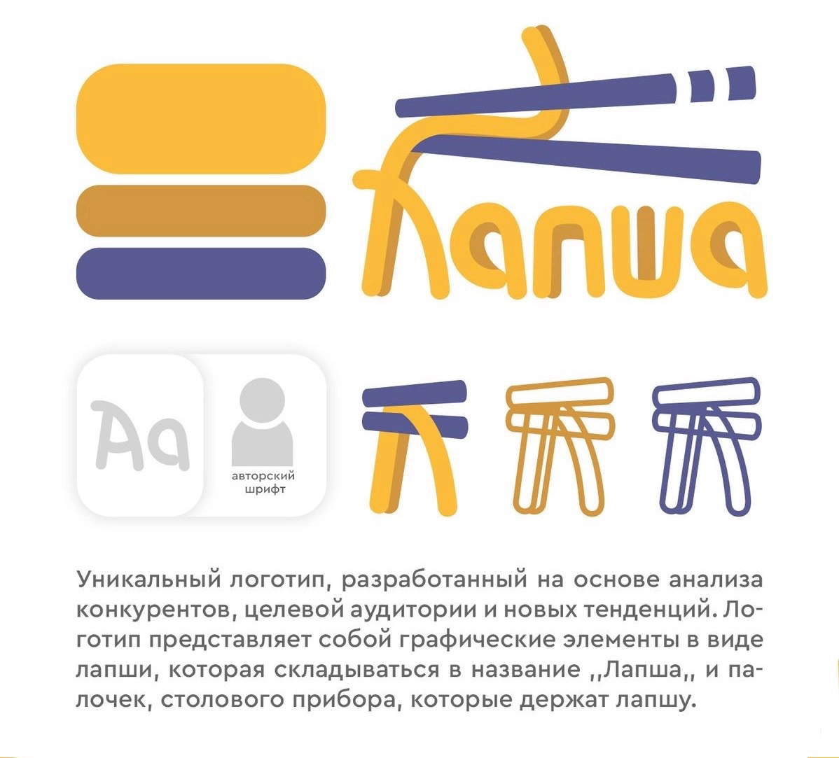 Фирменный стиль лапшичной.
На данный момент я ищу работу, я обучалась дизайну 4 года в государственном учреждении.Работаю почти с любой печатной и веб продукцией | Сетка — новая социальная сеть от hh.ru