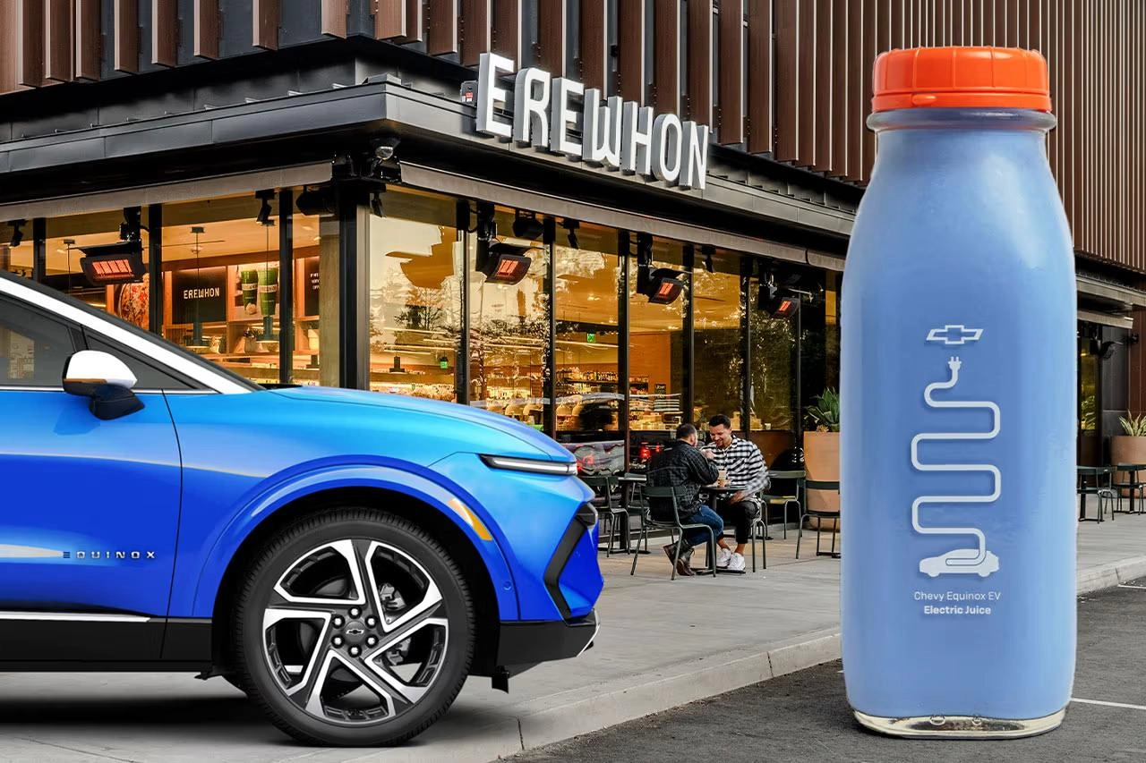 Chevrolet объединился с продуктовым ритейлером Erewhon для выпуска эксклюзивного оздоровительного напитка, вдохновлённого новинкой концерна - электрокаром Equinox EV | Сетка — новая социальная сеть от hh.ru