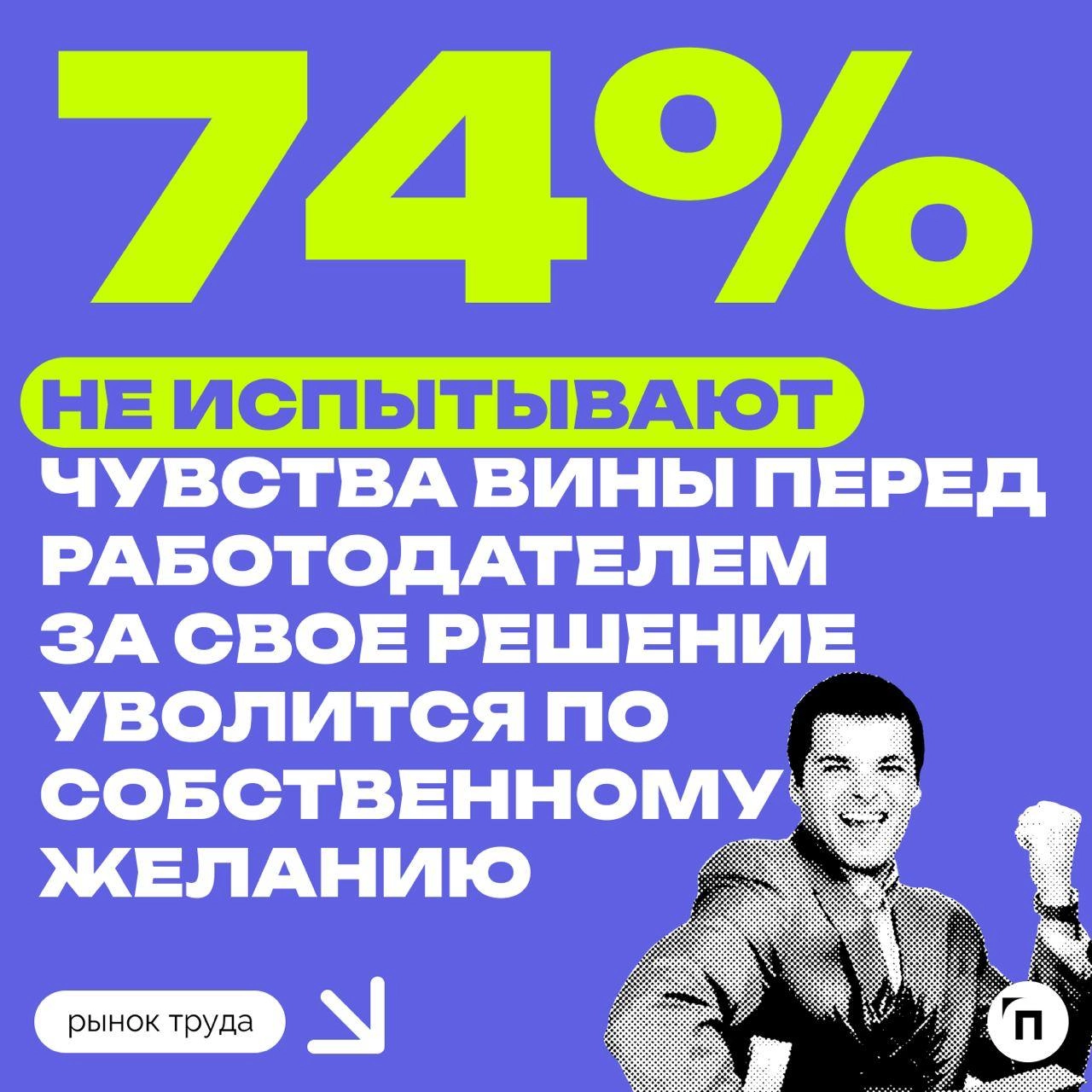 🙂 Чувство вины перед работодателем за решение уволиться испытывает каждый пятый представитель поколения Z
Среди множества слухов о поколении Z есть стойкий миф о том, что современным молодым людям нич... | Сетка — новая социальная сеть от hh.ru