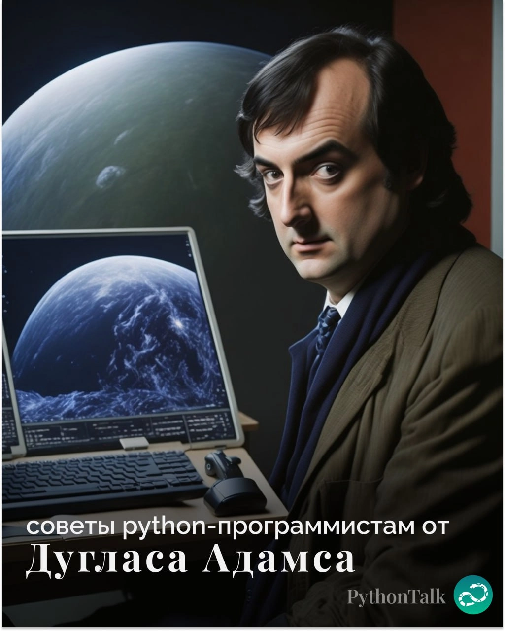 Нейросоветы для Python-программистов от Дугласа Адамса🌌
Классика 😎
#фан | 🍩 Поддержать канал 🫶 | Сетка — новая социальная сеть от hh.ru