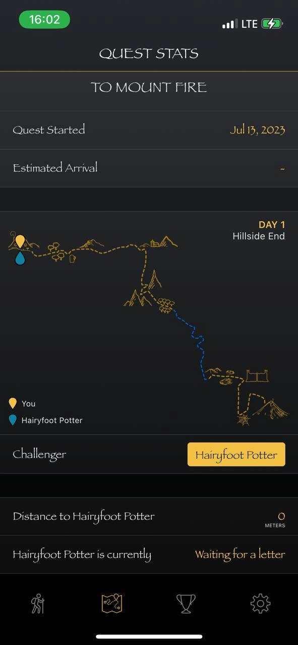 А еще, есть приложение Fantasy Hike — считалка шагов, где ты соревнуешься с Hairyfoot Potter, кто быстрее доберется до Мордора. Это для любителей геймификации. | Сетка — новая социальная сеть от hh.ru