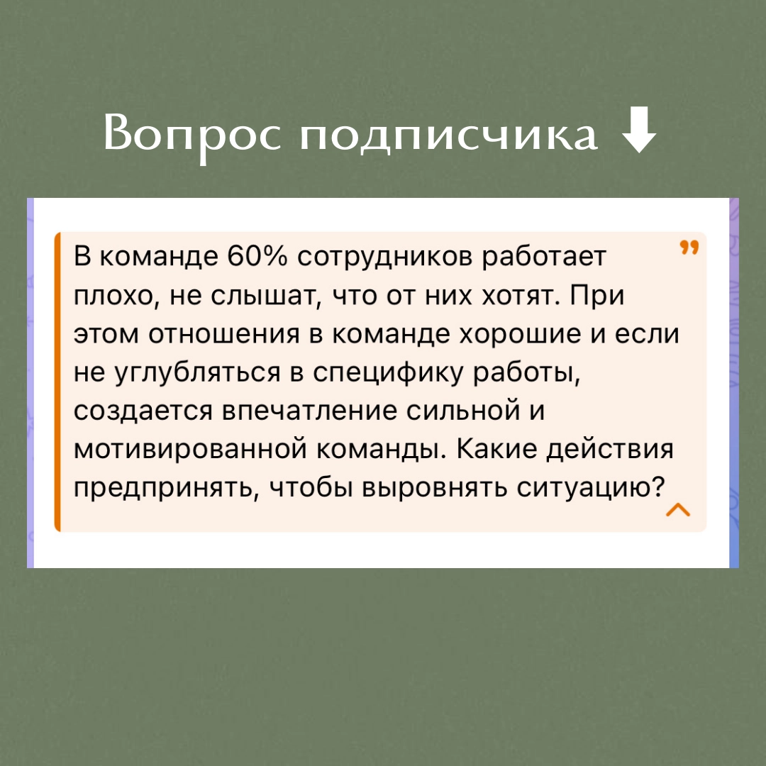 Разбираем новый управленческий кейс от подписчика🔥
Итак, что в нем мне сразу бросается в глаза ⬇️
Хорошие отношения в команде - это НЕ признак того, что задачи в ней выполняются качественно и в срок | Сетка — новая социальная сеть от hh.ru