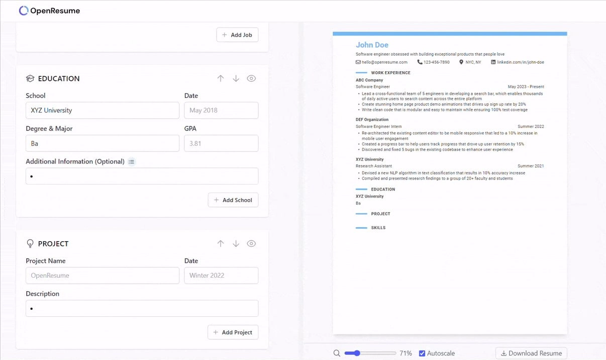 OpenResume is a powerful open-source resume builder and resume parser
https://github.com/xitanggg/open-resume
https://open-resume.com/ | Сетка — новая социальная сеть от hh.ru