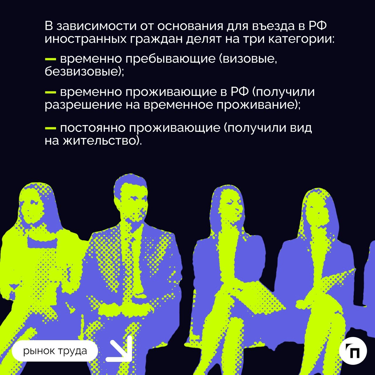 ❇️ Иностранцы на российском рынке труда: что учесть при их найме
80% россиян считает, что в стране слишком много трудовых мигрантов (на октябрь 2024 года их численность составляла 6,5 миллионов) | Сетка — новая социальная сеть от hh.ru
