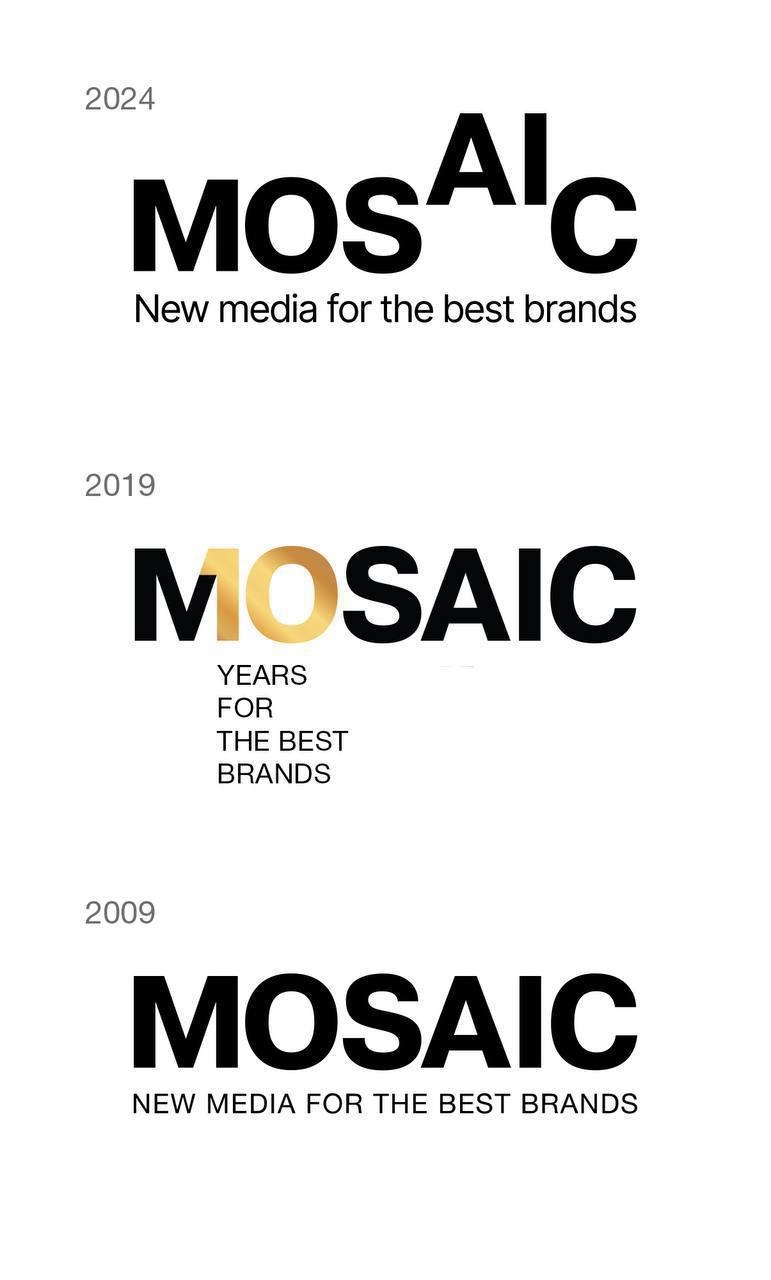 Одно из самых известных и старых креативных агентств России MOSAIC анонсировало ребрендинг, приуроченный к 15-летию компании: ребята не стали мучаться с кардинальной сменой логотипа (привет, Jaguar) и... | Сетка — новая социальная сеть от hh.ru