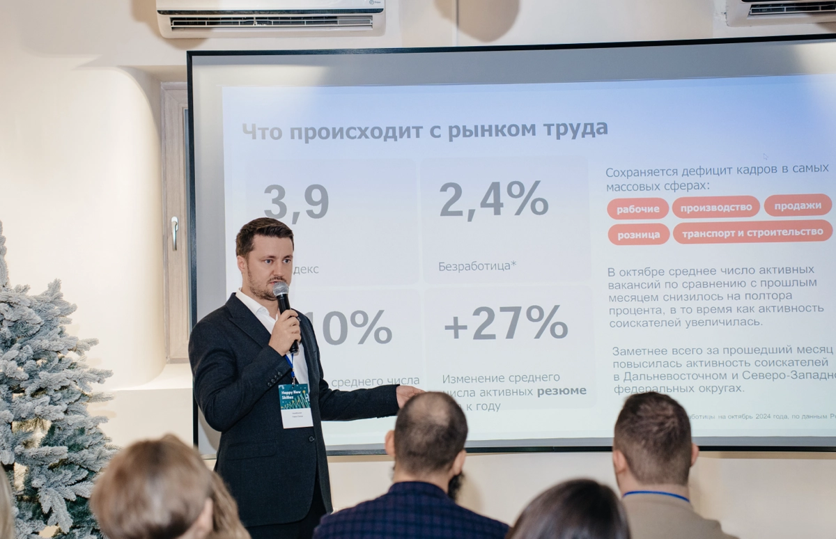Встретились в узком кругу, на клиентском дне компании Skillaz.
Поговорили о ситуации на рынке труда, коллеги поделились великолепными кейсами по автоматизации Подбора, Карьеры, Целеполагания | Сетка — новая социальная сеть от hh.ru