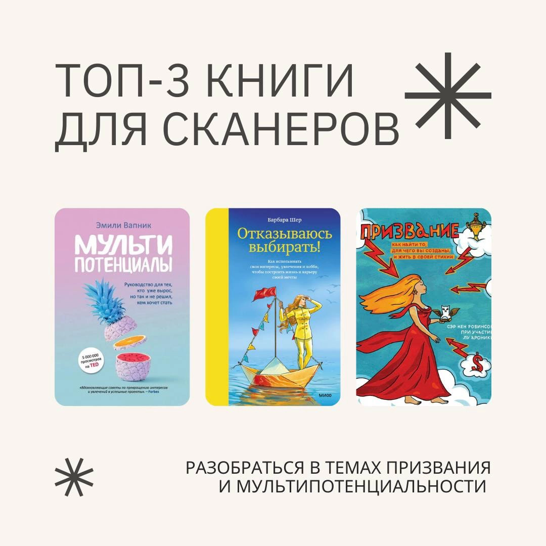 Мультипотенциалы. Что почитать? | Сетка — новая социальная сеть от hh.ru