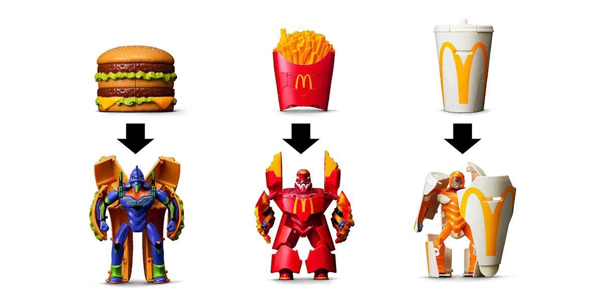 McDonald's превратил свои блюда в игрушечных персонажей культовой манги «Евангелион» | Сетка — новая социальная сеть от hh.ru