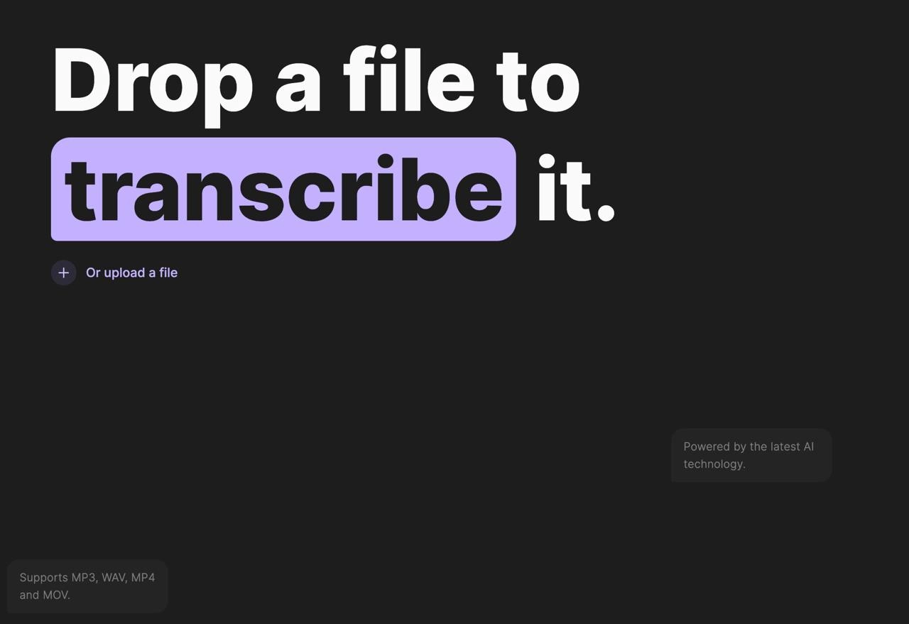 Как быстро транскрибировать и резюмировать интервью
#полезное
Нашел сервис, который бесплатно транскрибирует видео и выдает .srt файл с таймкодами | Сетка — новая социальная сеть от hh.ru