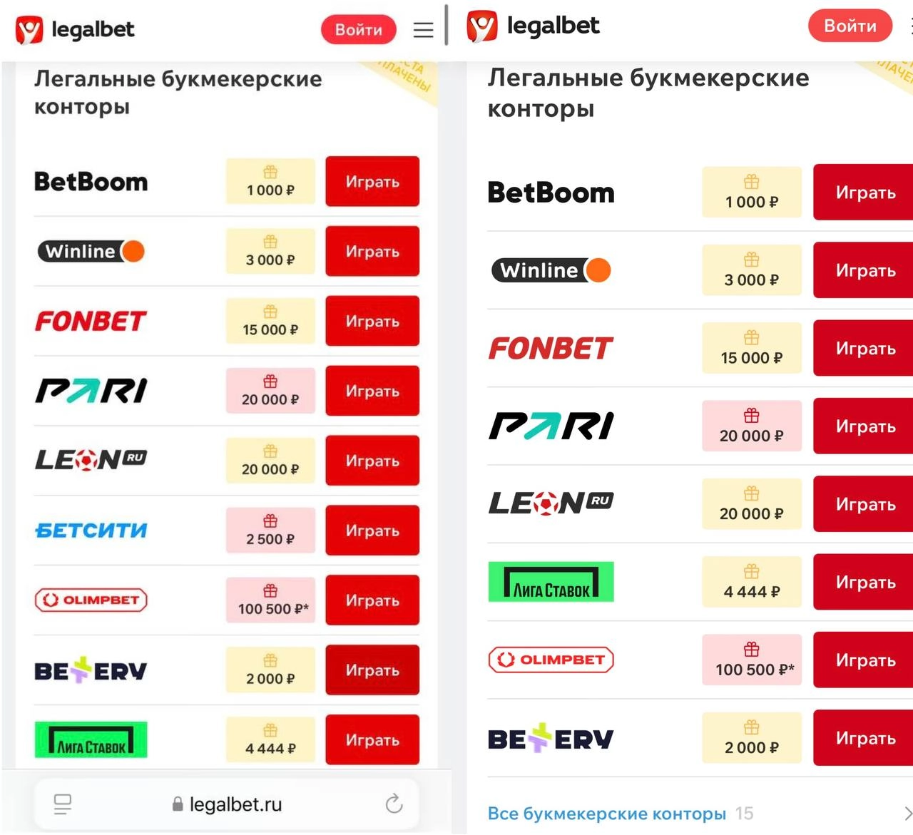 ⚡️5 новых рейтингов букмекеров! 
Изменения позиций БК на главных профильных СМИ.
Что это показывает?
Вложения БК на сайтах с максимально целевой аудиторией | Сетка — новая социальная сеть от hh.ru