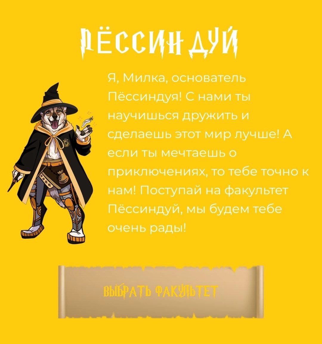 🧙‍♀ Есть тут настоящие волшебники?🪄
Благотворительный фонд «Рука помощи бездомным животным» открыл Котгвартс — первую школу волшебства для хвостатых студентов | Сетка — новая социальная сеть от hh.ru