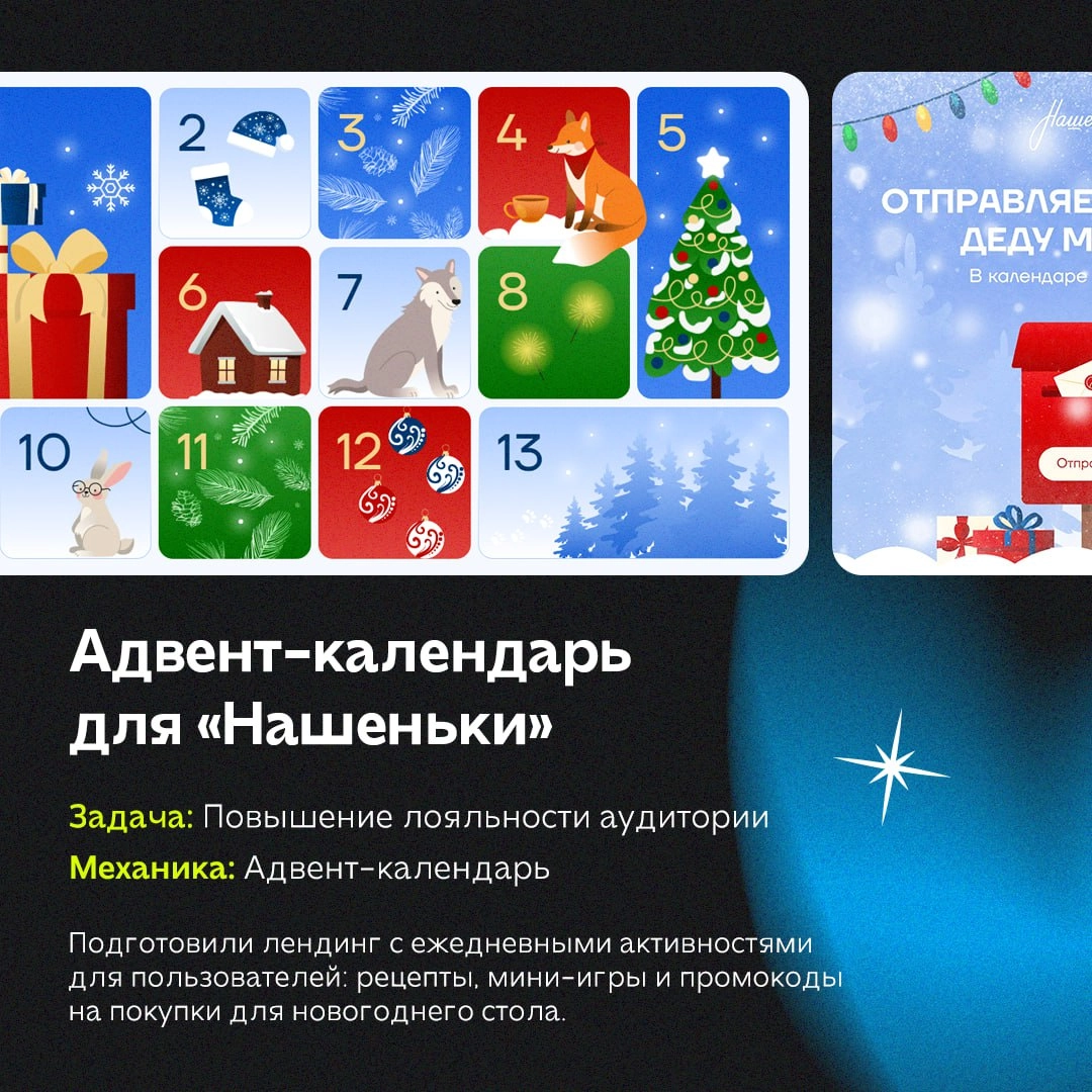 Праздник прошёл, а результаты остались 💙
Новогодние активности в социальных сетях помогают выйти за рамки привычного взаимодействия с аудиторией и подготовить уникальный контент, который эффективно ре... | Сетка — новая социальная сеть от hh.ru