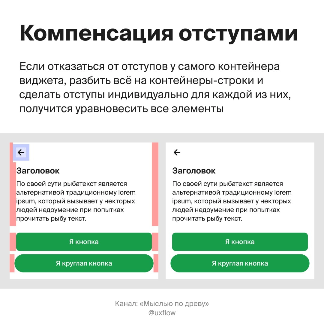 Оптическая компенсация формы в интерфейсе | Сетка — социальная сеть от hh.ru