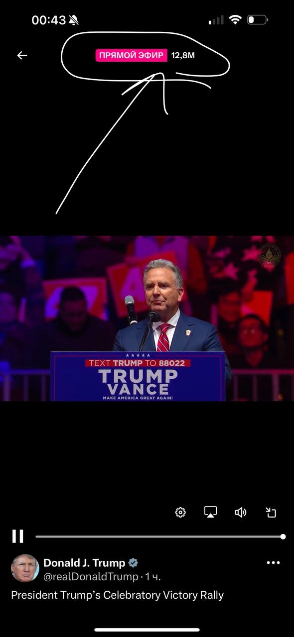 Интересно какой будет пиковый онлайн у трансляции инаугурации Трампа в Твиттере 
В том Твиттере, откуда Маск уволил примерно всех, а он без задержек и в отличном качестве прямо сейчас держит почти 13 ... | Сетка — новая социальная сеть от hh.ru