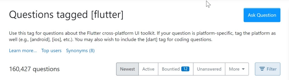 Что популярнее Flutter или React Native в 2025 году? По данным Google Trends, Flutter уверенно лидирует по количеству запросов, увеличив свои показатели почти вдвое за год | Сетка — новая социальная сеть от hh.ru