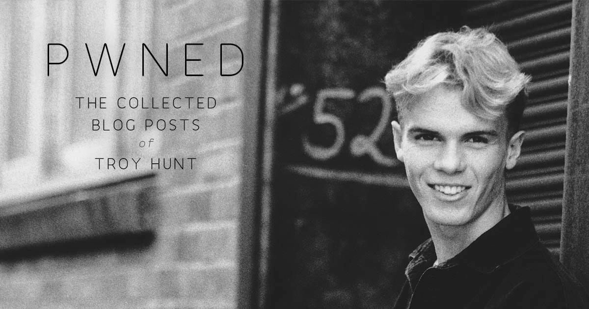 Для ИБ сообщества человек в представлении не нуждается :)
"Pwned", The Book, Is Now Available for Free
https://www.troyhunt.com/pwned-the-book-is-now-available-for-free/ | Сетка — новая социальная сеть от hh.ru