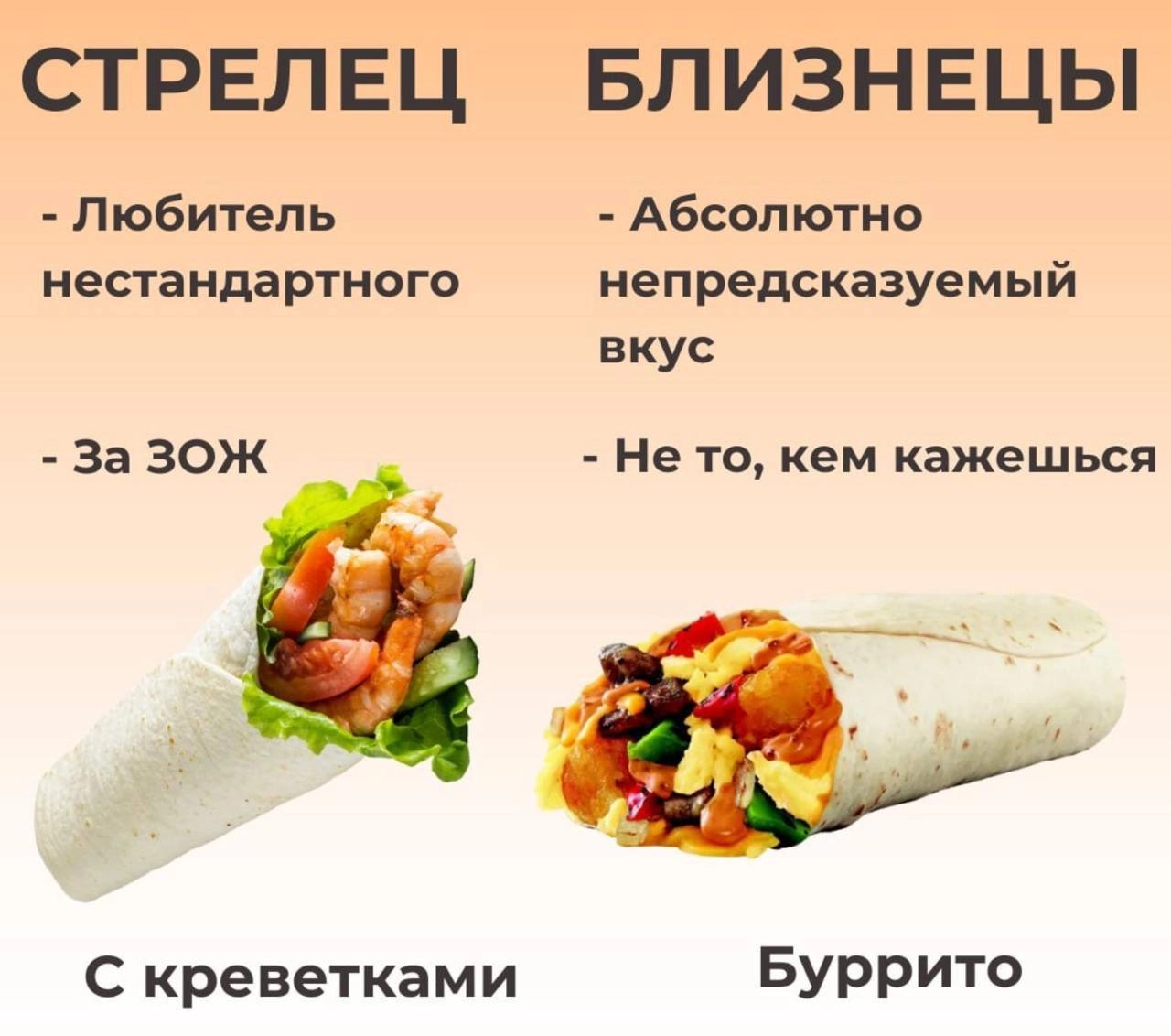Есть на обед то, что принес из дома, или заказать со всеми шаурму?
Подборка «какая ты шаурма по знаку зодиака» дает однозначный ответ.
🍕 А что ещё интересного? | Сетка — новая социальная сеть от hh.ru