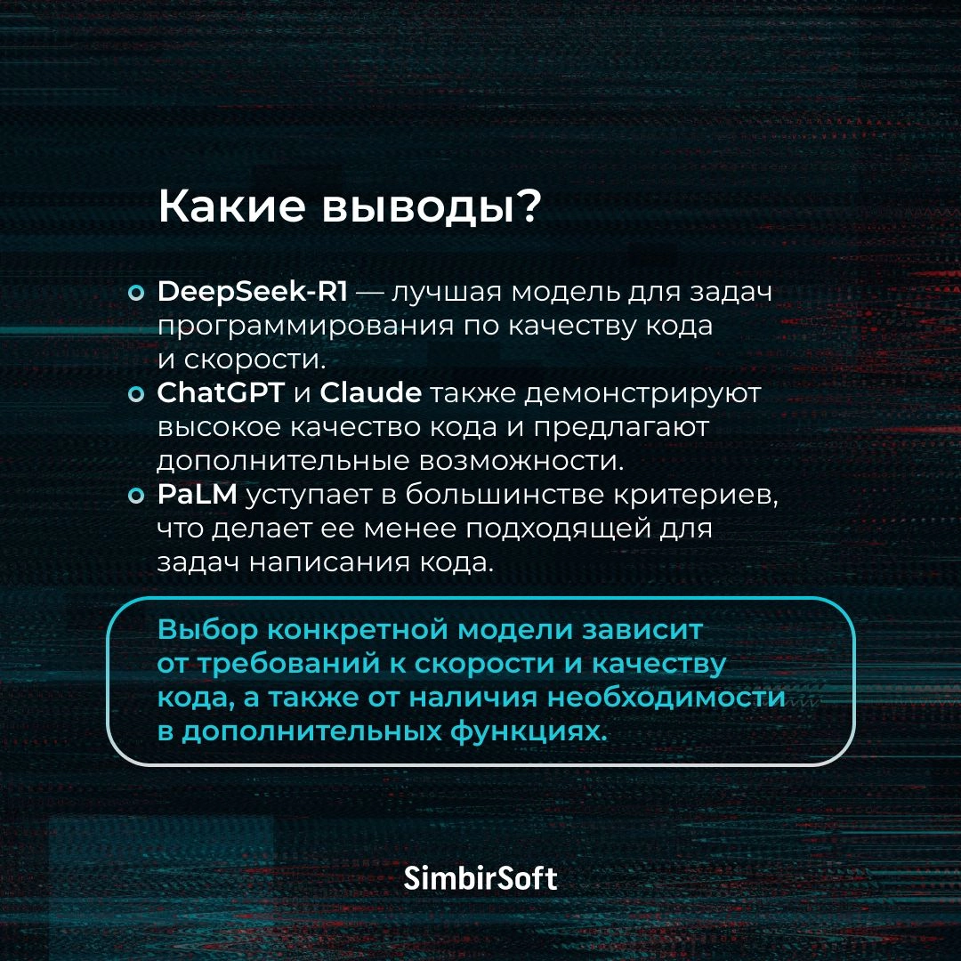 А может ли хайповый чат-бот DeepSeek ускорить IT-разработку с помощью кодогенерации ❓ Обычно с помощью этой методики можно «скармливать» ИИ обезличенные данные и получать код | Сетка — новая социальная сеть от hh.ru