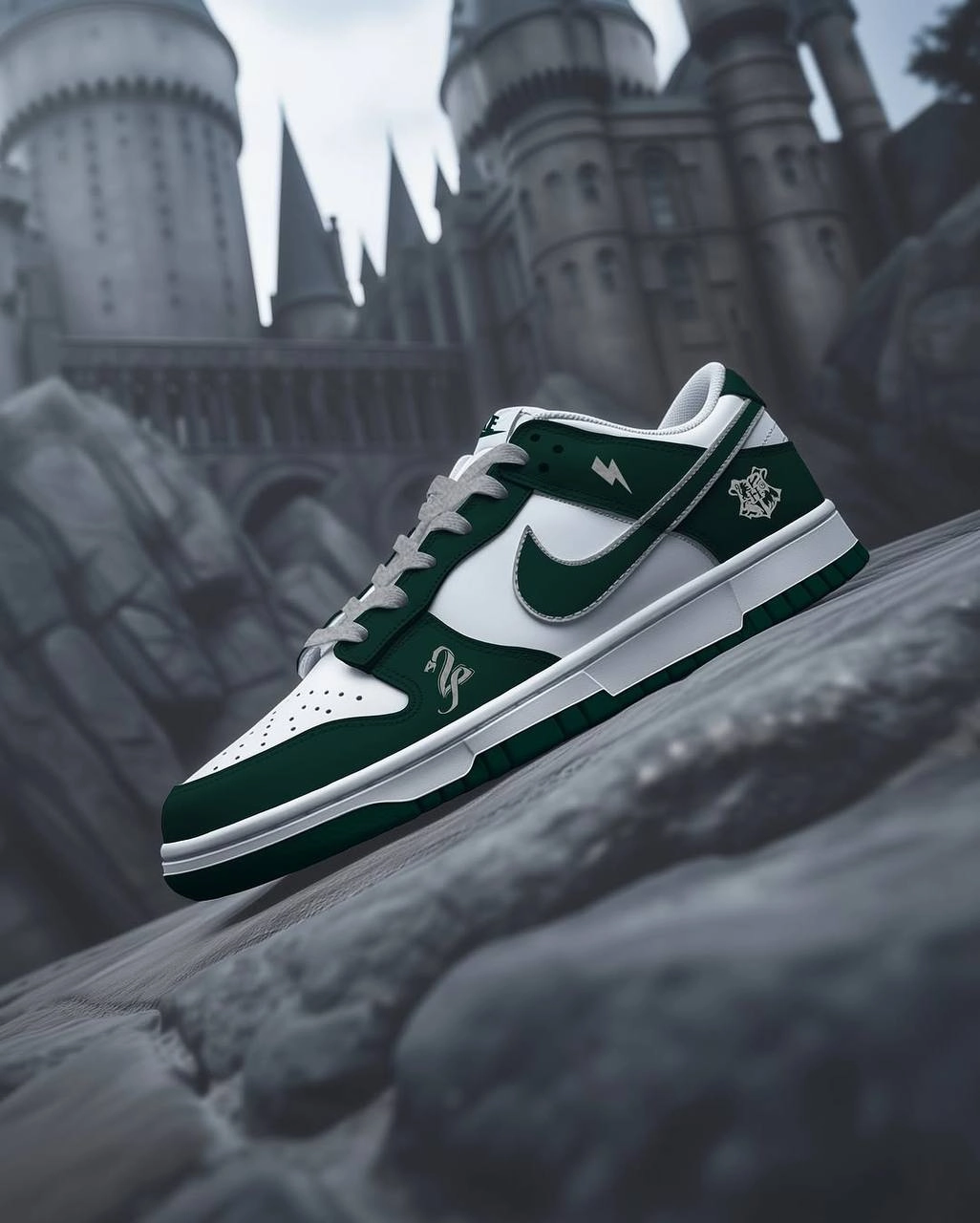 Ваау, мастер из Франции кастомит кроссовки Nike Dunk Low и Nike Air Force 1 в стиль факультетов Хогвартса: Гриффиндор, Слизерин, Пуффендуй, Когтевран | Сетка — новая социальная сеть от hh.ru