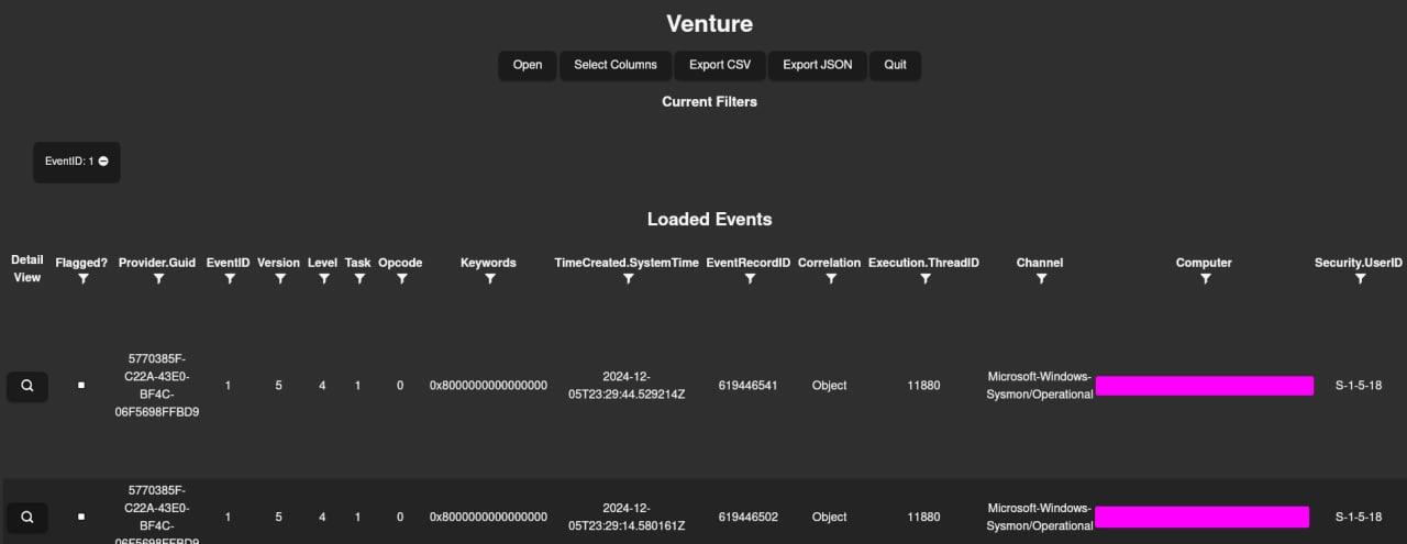 Возможно кому-то при анализе .evtx пригодится
Venture: Windows Event Viewing Made Easy
https://github.com/mttaggart/venture
evtxview
https://github | Сетка — новая социальная сеть от hh.ru