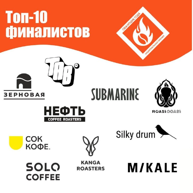 В течение 2 дней судьи дегустировали лоты обязательного и произвольного обжара от 28 компаний, и наконец-то мы готовы объявить топ-10 финалистов Национальной премии #Обжарщикгода 2025:
- Зерновая @zer... | Сетка — новая социальная сеть от hh.ru