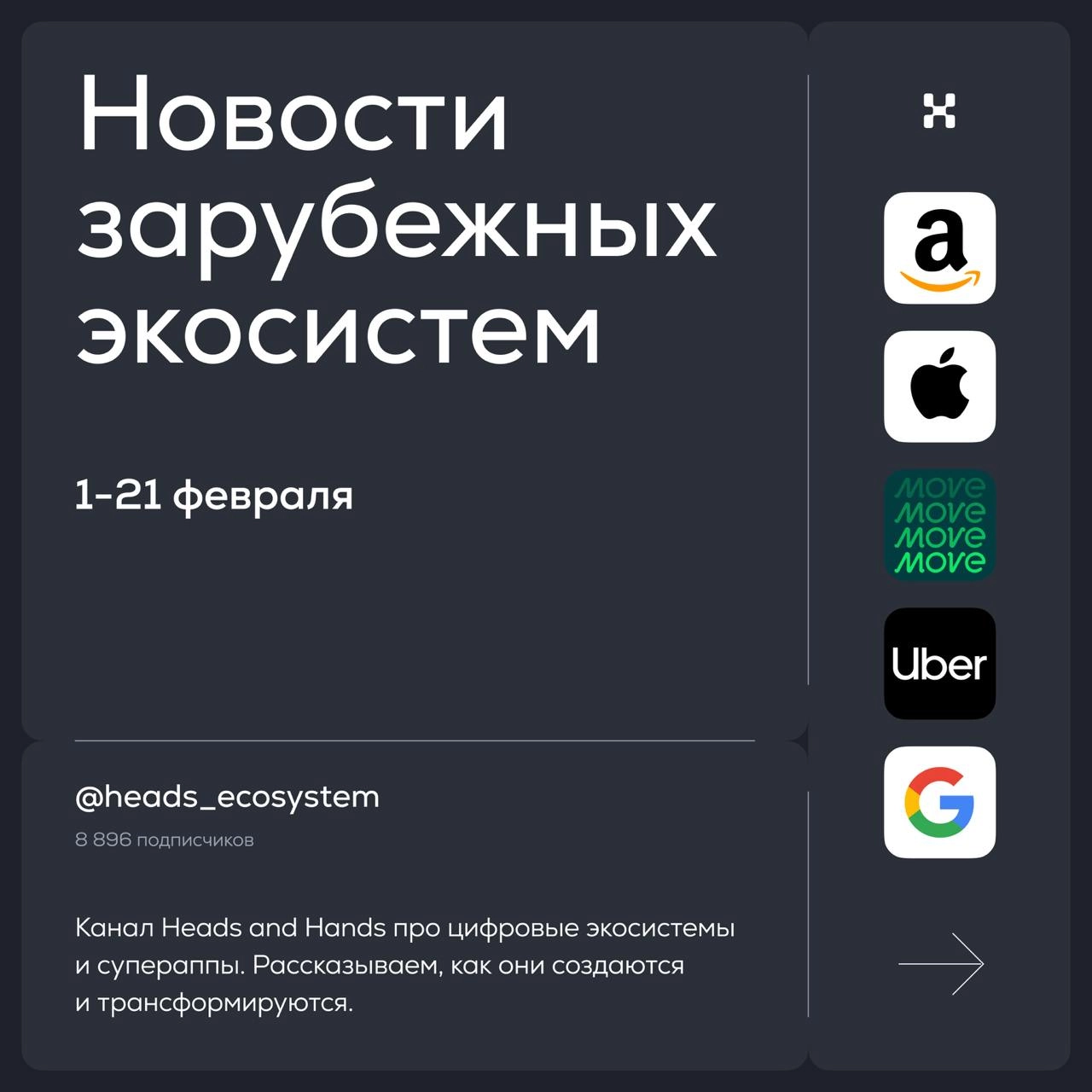 Новости зарубежных цифровых экосистем
У Google, Apple, Amazon, Uber и Capital A — новые сервисы и новые результаты | Сетка — новая социальная сеть от hh.ru