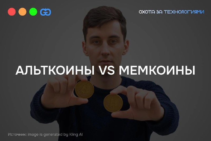 Альткоины vs Мемкоины: кто тут главный?
Недавно я много писал про ИИ (ну а куда ж без него?), но сегодня давайте сменим градус и поговорим о другой важной теме — криптовалюте | Сетка — новая социальная сеть от hh.ru