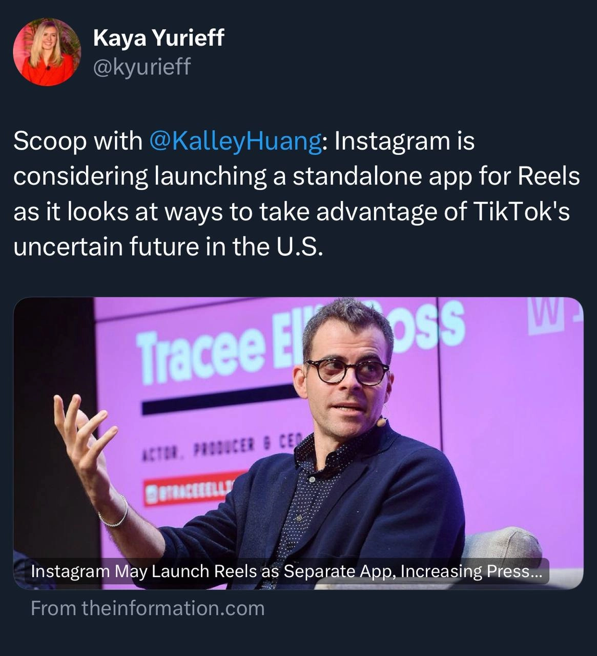 Похоже, Инстаграм таки запустит отдельное приложение под Reels, пишет TheInformation | Сетка — новая социальная сеть от hh.ru