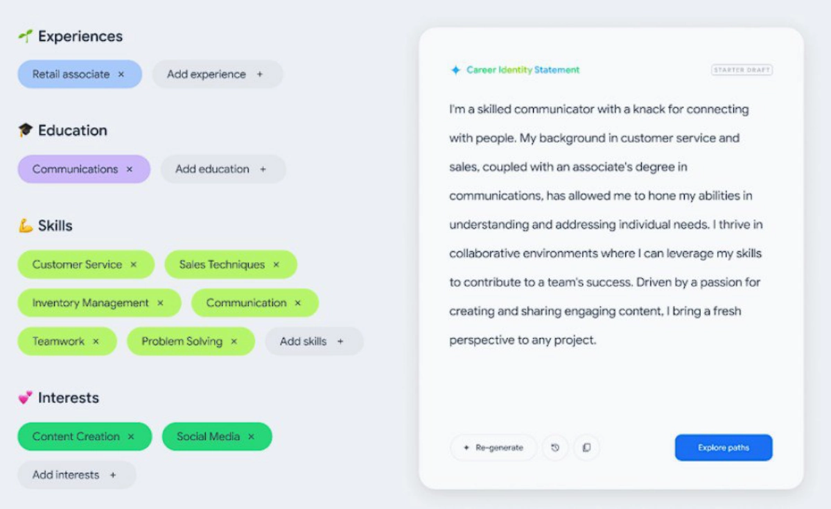ИИ-консультант найдёт тебе работу
Карьерные консультанты тоже отправляются на мороз, потому что их тоже заменит ИИ. Google представил экспериментальный продукт Career Dreamer | Сетка — новая социальная сеть от hh.ru