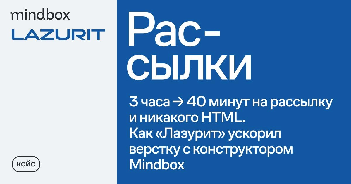 Верстка писем «Лазурита» в феврале 2023 года:
— HTML,
— неоднородный дизайн,
— съезжающие блоки,
— несколько итераций правок,
❌ до 3 часов на персонализированную рассылку | Сетка — новая социальная сеть от hh.ru