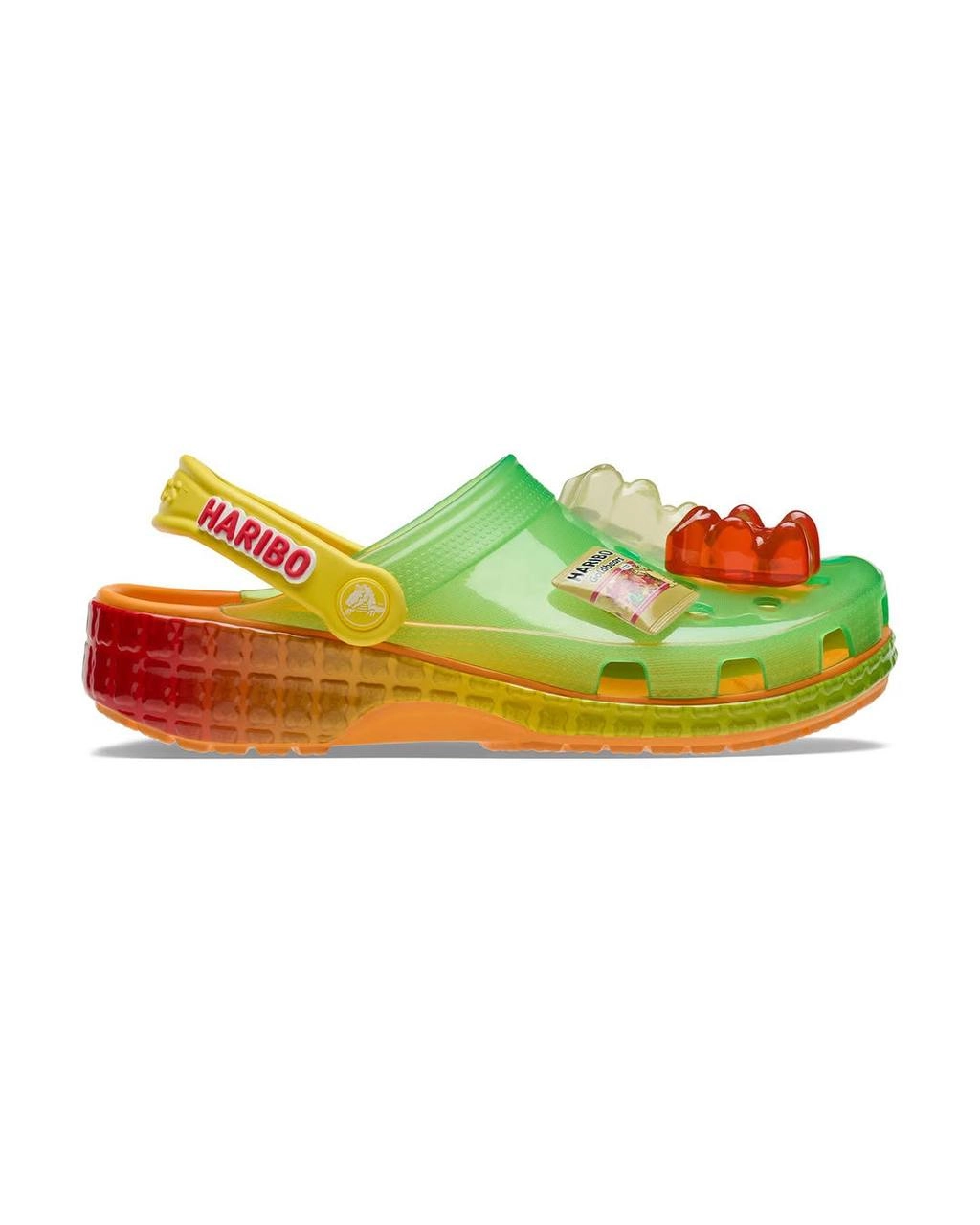 Хорошая реклама та, которую хочется съесть. Это 100% про коллаб тапок Crocs с мармеладками Haribo. 
Здесь 2 в 1: объединение лав-брендов и аппетитный дизайн. 
celeba-sport.ru / Sport Community | Сетка — новая социальная сеть от hh.ru