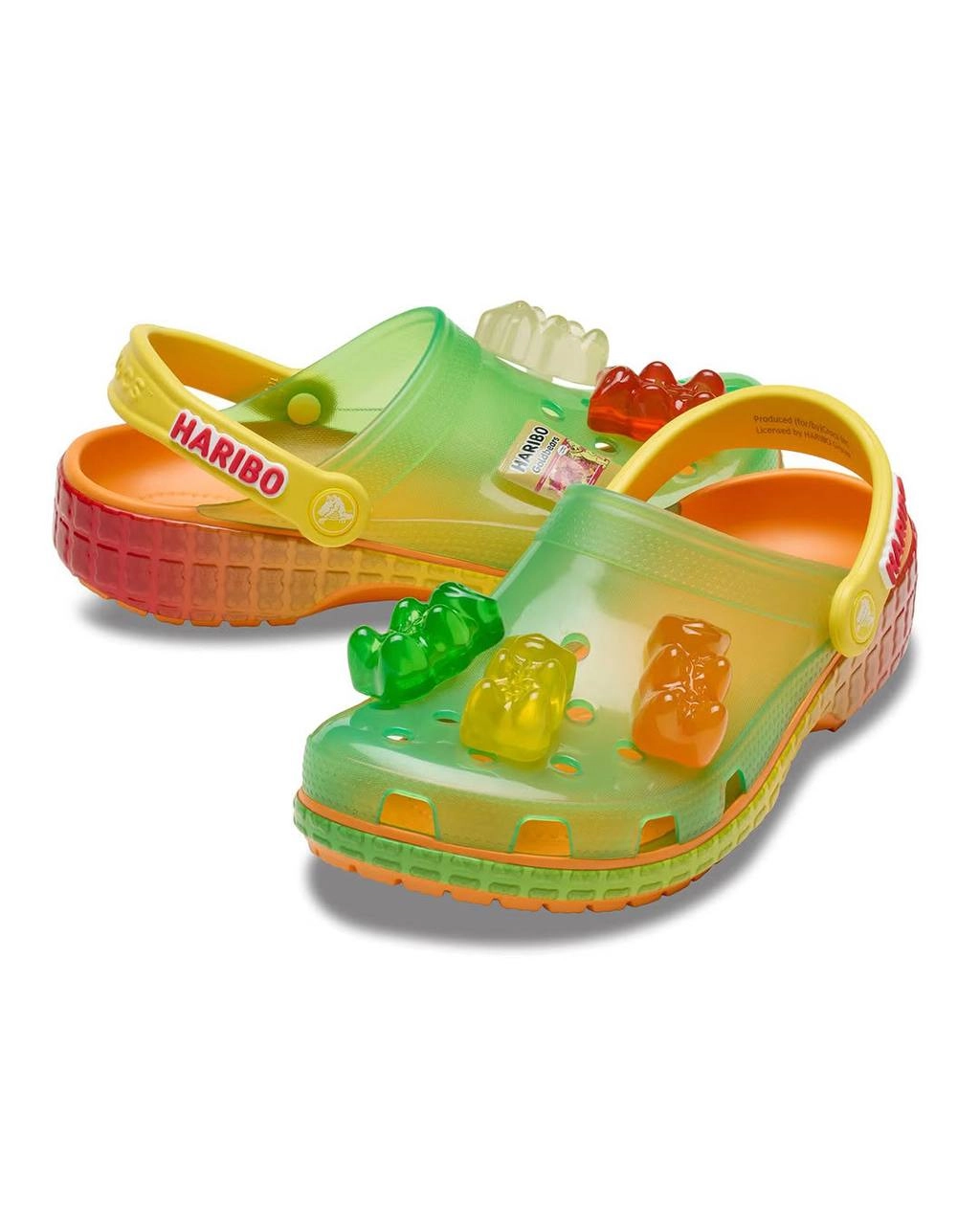 Хорошая реклама та, которую хочется съесть. Это 100% про коллаб тапок Crocs с мармеладками Haribo. 
Здесь 2 в 1: объединение лав-брендов и аппетитный дизайн. 
celeba-sport.ru / Sport Community | Сетка — новая социальная сеть от hh.ru