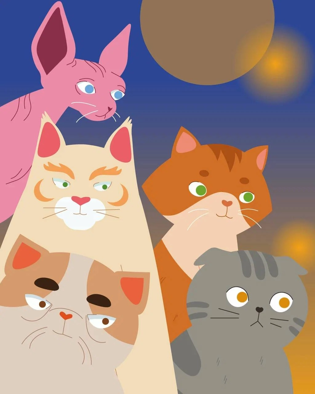 Разработка дизайна упаковки для производителя кормов для животных Mysterious 😻
⠀
Основная идея концепции - использование ярких и эмоциональных иллюстраций, представляющих котов в разнообразных забавны... | Сетка — новая социальная сеть от hh.ru
