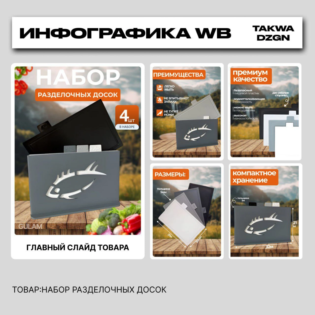 Дизайн карточки товара для ВБ | Сетка — новая социальная сеть от hh.ru