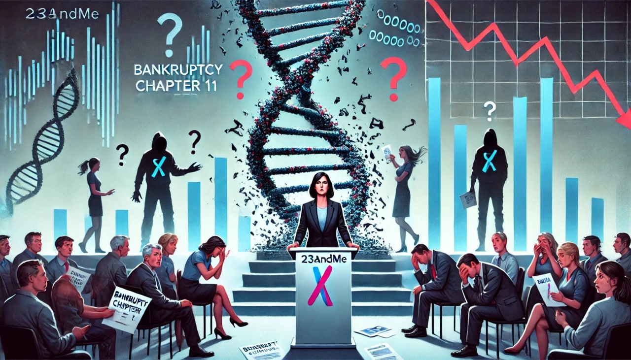 Ну что ж, история взломанной 23andme закончилась очень печально. Компания подала заявление на свое банкротство | Сетка — новая социальная сеть от hh.ru