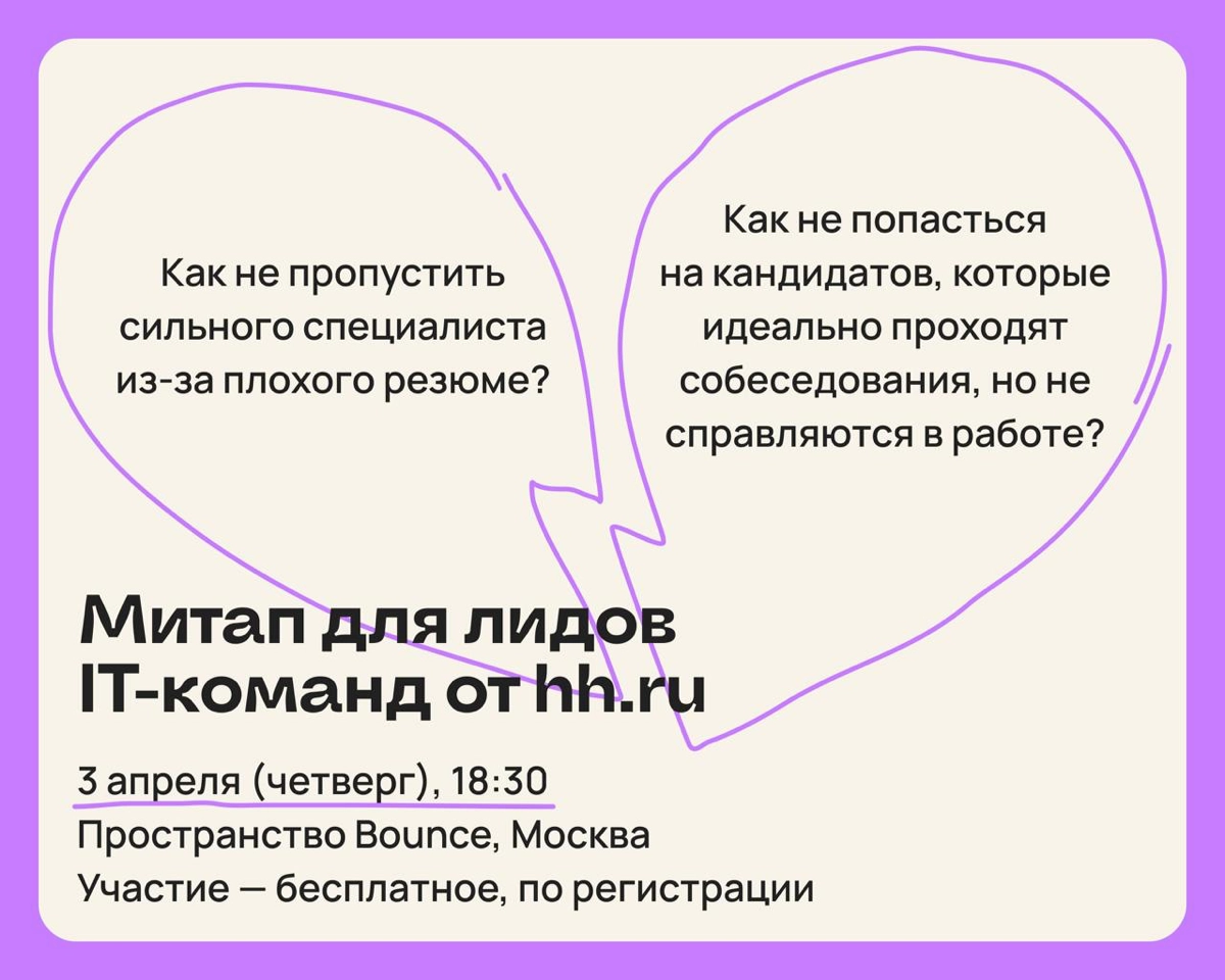 Как выявить реального самозванца: митап для лидов в IT | Сетка — новая социальная сеть от hh.ru