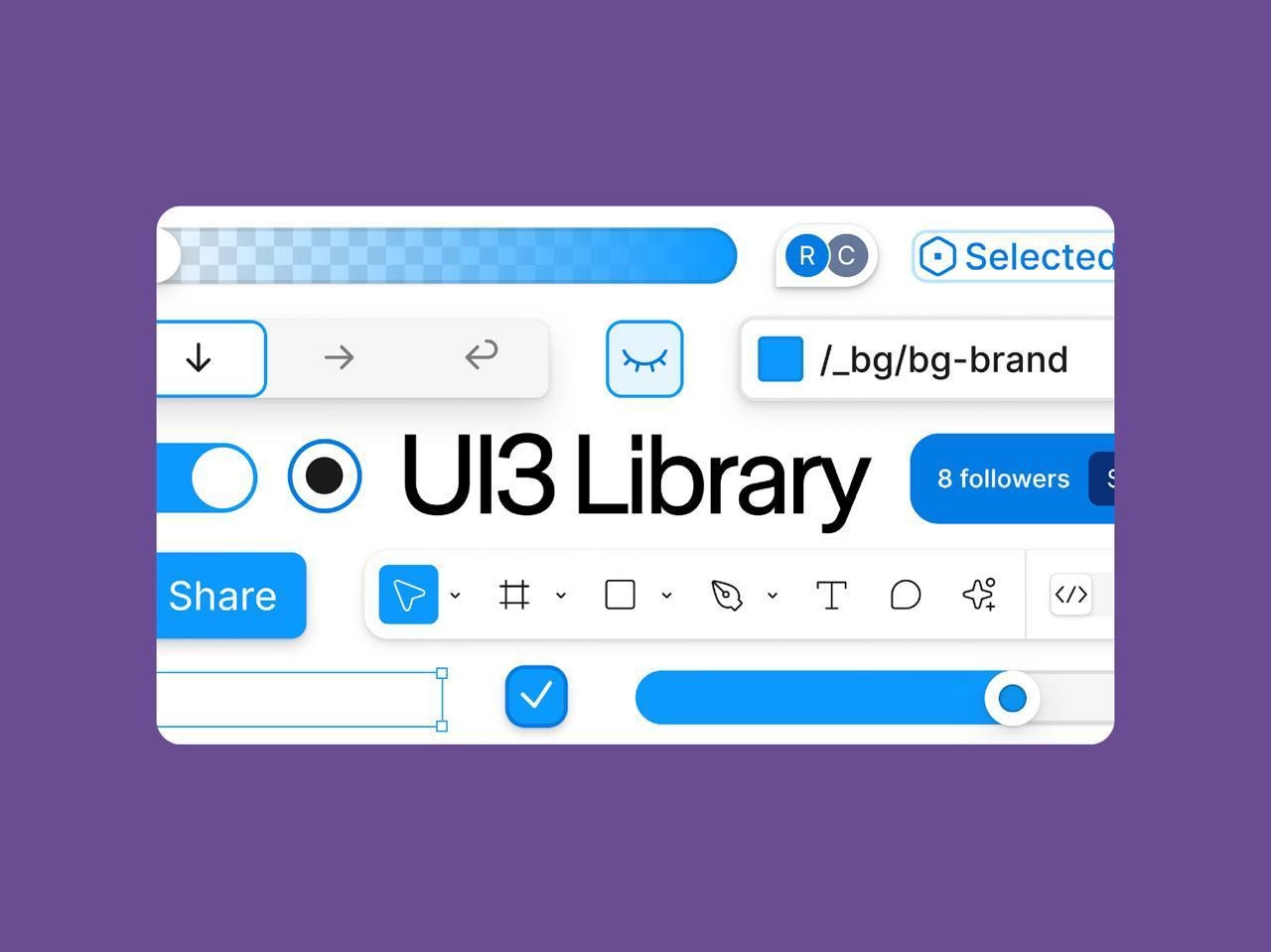 🟢 Обновление Figma  
Вчера в файлах сообщества апдейтнули UI3 — это компоненты, на которых будет собираться фигма в будущем. Я мельком оценил реакцию и появилось пару мыслей | Сетка — новая социальная сеть от hh.ru