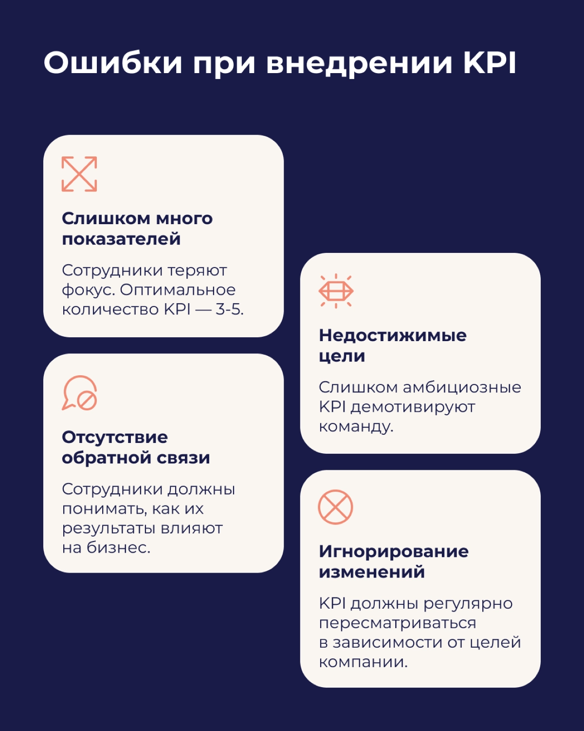 Как правильно выстроить систему KPI для сотрудников | Сетка — новая социальная сеть от hh.ru