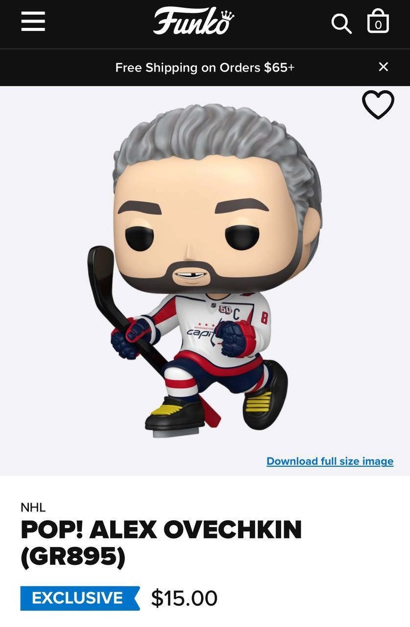 Прикол, Funko POP выкатил коллекционную фигурку Александра Овечкина, который вчера забил рекордную 895 шайбу. Заказать можно всего за 15 баксов (1295 рублей).
Фанаты хоккея, налетайте 💳 | Сетка — новая социальная сеть от hh.ru