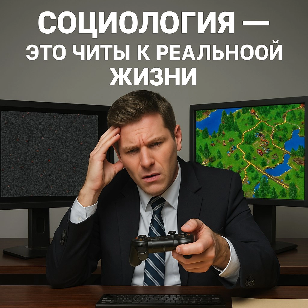 🎮 Социология — это читы к реальной жизни. Почему бизнес без неё слеп  
Представь, что ты играешь в сложную стратегию. У тебя есть ресурсы, цели, команда | Сетка — новая социальная сеть от hh.ru