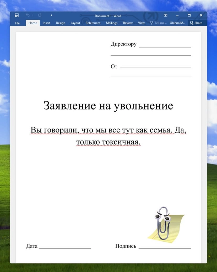 Интересный дизайн документов 😁 | Сетка — новая социальная сеть от hh.ru