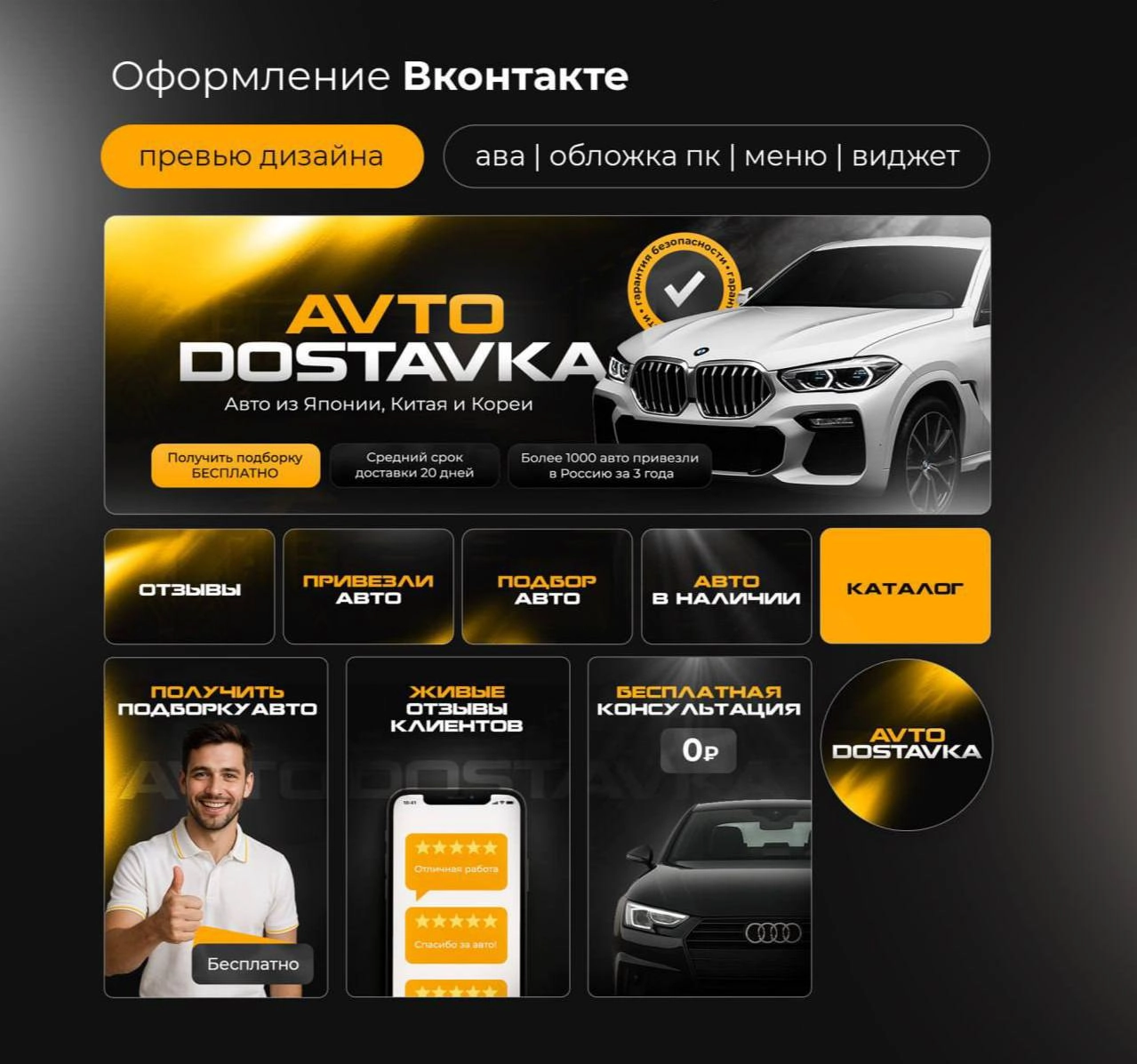 Как сделать сообщество VK, которое будет продавать на 1 млн + в месяц🔥
Недавно к нам обратился Анатолий, владелец «AutoDostavka”, ребята занимаются подбором и доставкой авто из Кореи, Японии и Китая | Сетка — новая социальная сеть от hh.ru