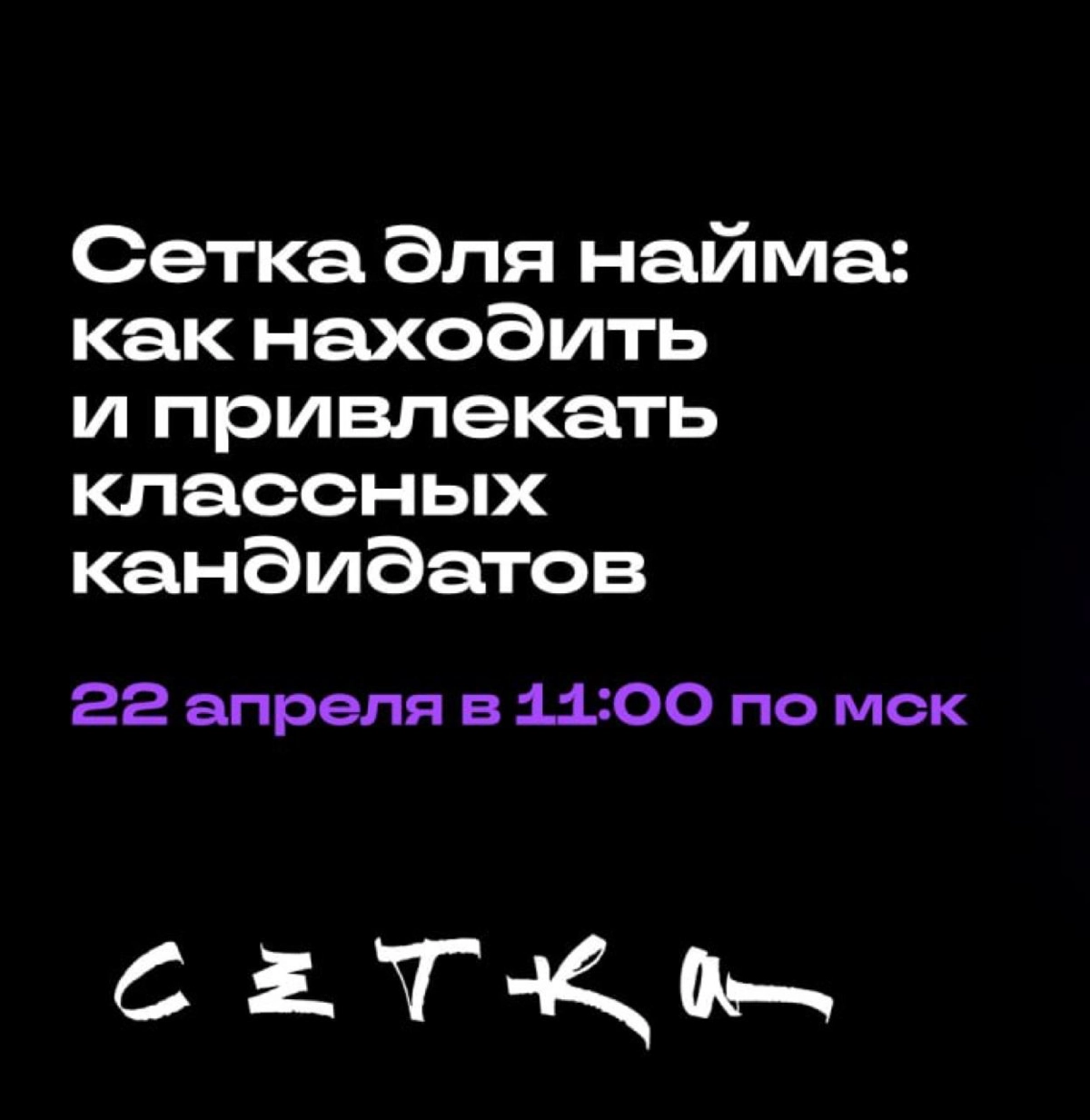 Рассказываем как искать сотрудников в Сетке | Сетка — новая социальная сеть от hh.ru