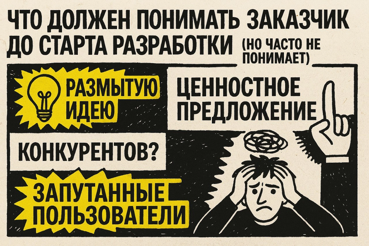 Что должен понимать заказчик до старта разработки | Сетка — новая социальная сеть от hh.ru