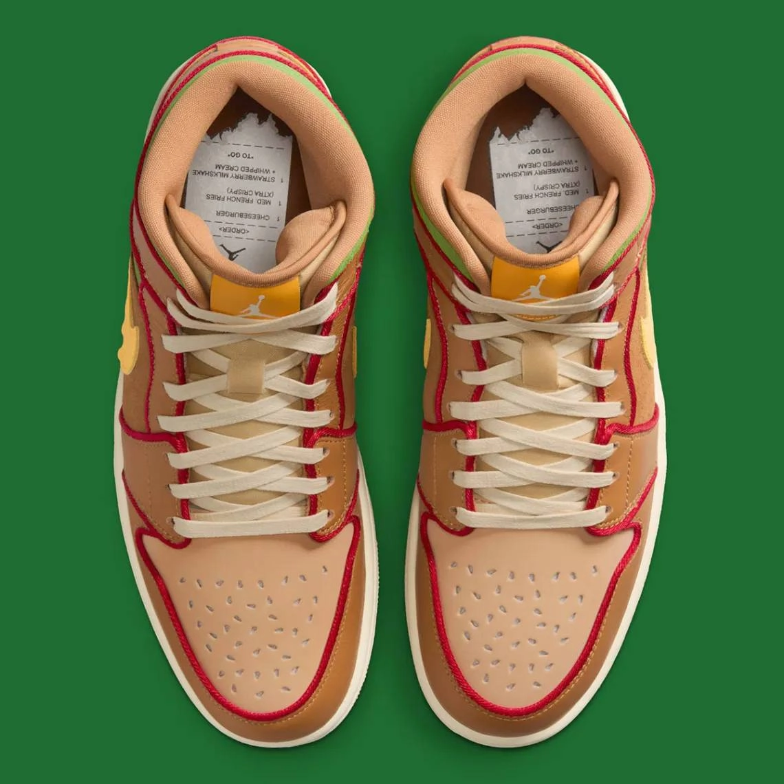 Офигеть, Nike Air Jordan выпустит серию кроссовок, вдохновленных Чизбургером, Клубничным Милкшейком и Картошкой Фри 😱 | Сетка — новая социальная сеть от hh.ru