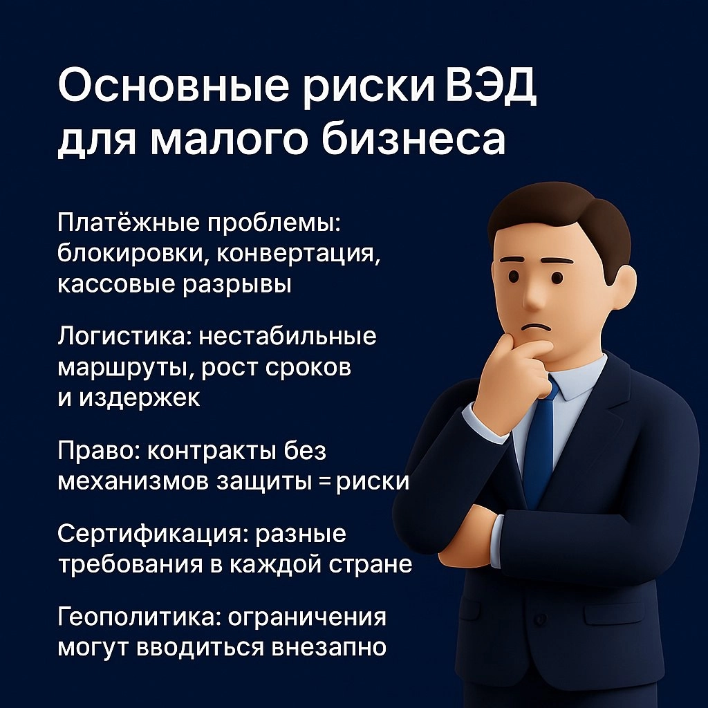 ВЭД для малого бизнеса: подход к риску и росту | Сетка — новая социальная сеть от hh.ru