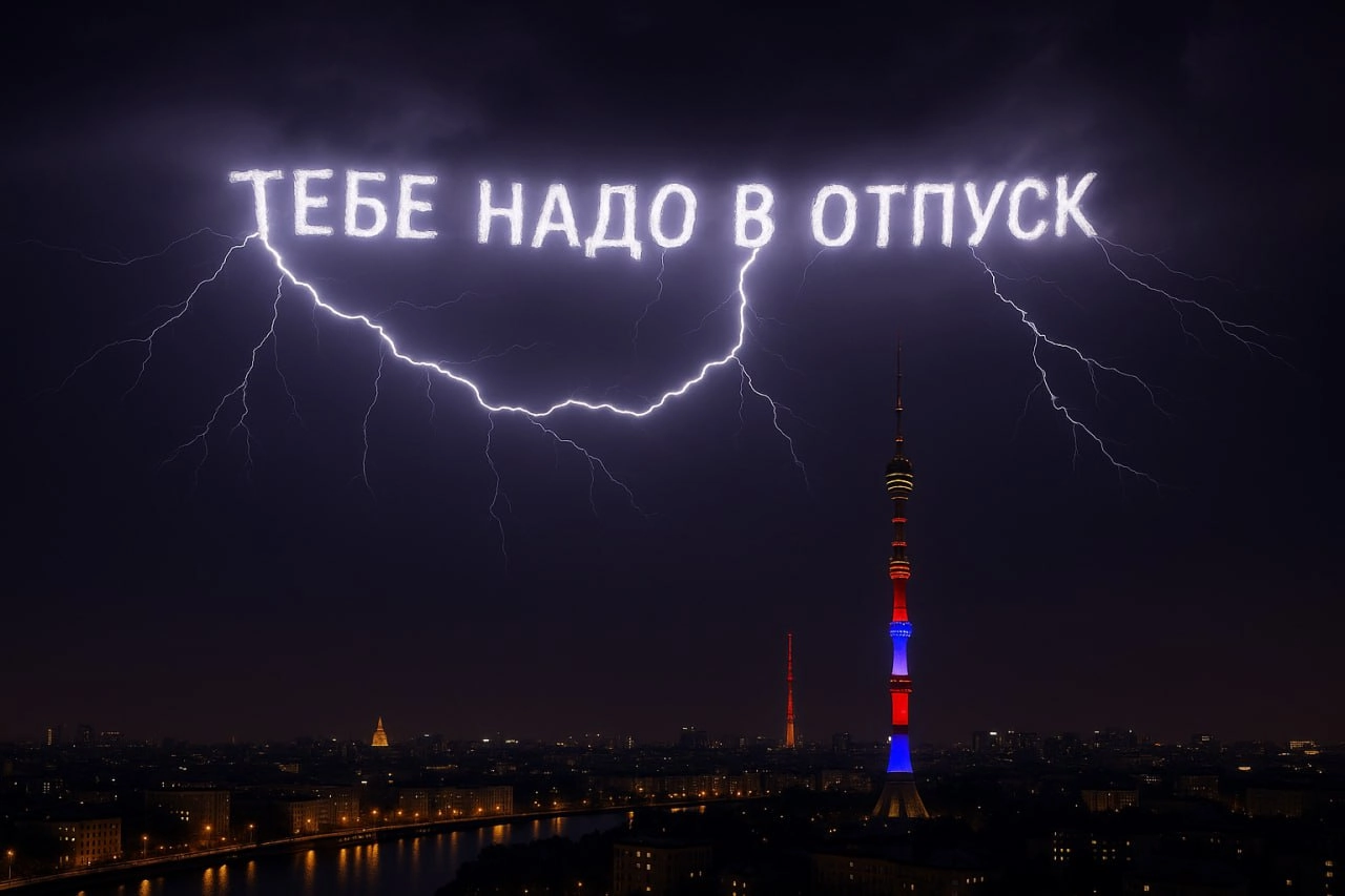 Над Москвой заметили мощную молнию, распространите | Сетка — новая социальная сеть от hh.ru
