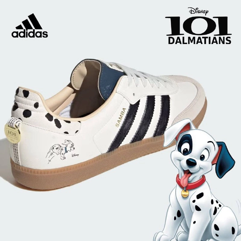 Ааа, Adidas выпустит кроссовки по 101 Долматинцу! На кроссовках есть собачий «окрас», отпечаток лапы и золотой адресник на заднике | Сетка — новая социальная сеть от hh.ru