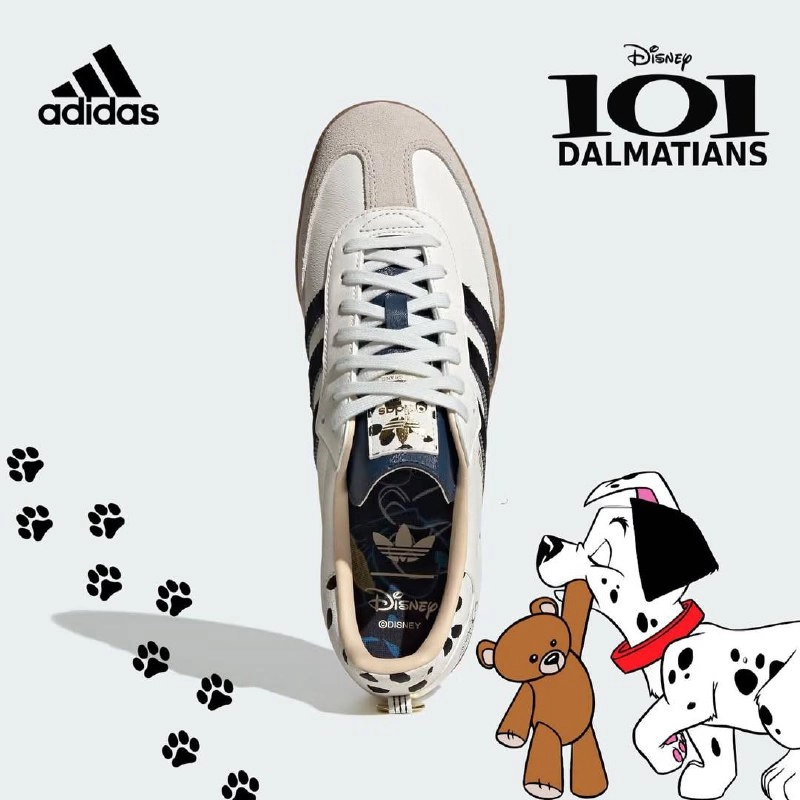 Ааа, Adidas выпустит кроссовки по 101 Долматинцу! На кроссовках есть собачий «окрас», отпечаток лапы и золотой адресник на заднике | Сетка — новая социальная сеть от hh.ru